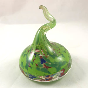 Handmade Art Glass Ring Holder, Multi Color, Large, Christmas Gift