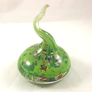 Handmade Art Glass Ring Holder, Multi Color, Large, Christmas Gift