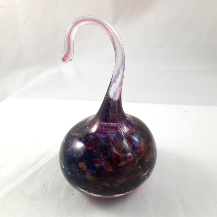 Handmade Art Glass Ring Holder, Multi Color, Valentine Gift