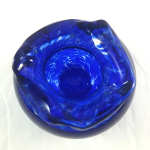 Handmade Art Glass Vase, Sari Blue, Mother's Day Gift, Christmas Gift
