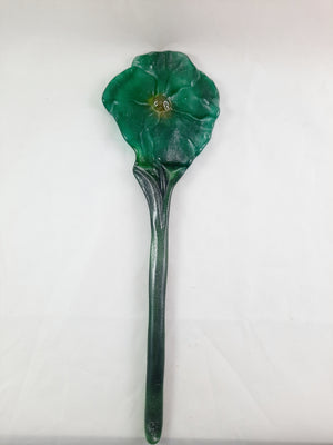 Hibiscus Flower Stake, Green and Yellow, Design By, Mothers Day Gift